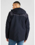 QUIKSILVER Geacă outdoor 'FAIRBANKS' gri grafit / negru - Pled.ro