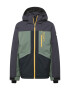 QUIKSILVER Geacă sport 'Dawson' galben / gri grafit / verde / negru - Pled.ro