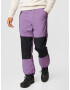 QUIKSILVER Pantaloni outdoor 'SNOW DOWN' lila / negru - Pled.ro