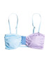 QUIKSILVER Sutien de costum de baie sport 'LENORA' azur / albastru deschis / mov deschis - Pled.ro