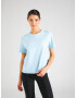 QUIKSILVER Tricou albastru deschis / alb - Pled.ro