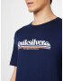 QUIKSILVER Tricou bleumarin / albastru deschis / portocaliu somon / alb - Pled.ro