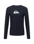 QUIKSILVER Tricou funcțional 'HEATER' negru / alb - Pled.ro