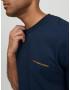 R.D.D. ROYAL DENIM DIVISION Tricou 'EDDY' bleumarin - Pled.ro