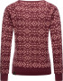 Ragwear Bluză de molton 'Darria' roșu merlot / roșu pastel - Pled.ro