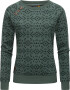 Ragwear Bluză de molton 'Darria' verde / negru - Pled.ro