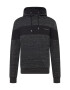 Ragwear Bluză de molton 'PEACEY' gri / negru / negru amestecat - Pled.ro