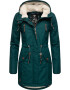 Ragwear Parka de iarnă 'Elsie' maro / verde petrol - Pled.ro