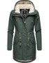 Ragwear Parka de iarnă 'Elsie' verde - Pled.ro