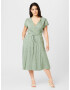 Ragwear Plus Rochie verde / alb - Pled.ro