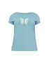 Ragwear Plus Tricou 'FLORAH' bleumarin / albastru aqua - Pled.ro