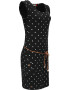 Ragwear Rochie de vară 'TAG DOTS' negru / alb - Pled.ro