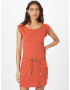 Ragwear Rochie de vară 'TAG' roșu orange / alb - Pled.ro