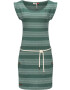 Ragwear Rochie de vară verde smarald / alb - Pled.ro