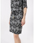 Ragwear Rochie 'TAMMI' negru / alb - Pled.ro