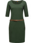 Ragwear Rochie 'Tannya' maro / verde închis - Pled.ro