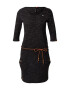 Ragwear Rochie 'Tanya' maro caramel / gri deschis / negru - Pled.ro