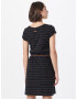 Ragwear Rochie 'VERBY' negru / alb - Pled.ro