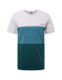 Ragwear Tricou 'CRUZ' gri amestecat / verde petrol / verde închis - Pled.ro