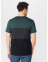 Ragwear Tricou 'CRUZ' gri metalic / verde închis / negru - Pled.ro