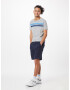 Ragwear Tricou 'HAKE' bleumarin / albastru deschis / gri - Pled.ro