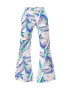 RECC Pantaloni 'DIAM' albastru / verde / mov pastel / alb - Pled.ro