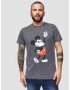 Recovered Tricou 'Disney Mickey Peace Pose' gri închis / roșu / negru / alb - Pled.ro