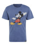 Recovered Tricou 'Mickey Mouse' albastru / galben / roșu / alb - Pled.ro