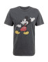 Recovered Tricou 'Mickey Mouse' galben / gri închis / roșu / negru / alb - Pled.ro