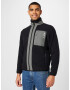 Redefined Rebel Jachetă fleece gri fumuriu / negru / alb - Pled.ro