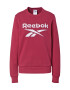 Reebok Classics Bluză de molton roșu bordeaux / alb - Pled.ro