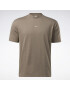 Reebok Classics Tricou gri taupe / alb - Pled.ro