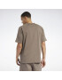 Reebok Classics Tricou gri taupe / alb - Pled.ro