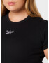 Reebok Tricou negru / alb - Pled.ro