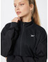 Reebok Sport Bluză cu fermoar sport negru / alb - Pled.ro