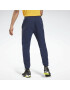 Reebok Sport Pantaloni sport albastru noapte / galben auriu / alb - Pled.ro