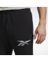 Reebok Sport Pantaloni sport gri piatră / negru / alb - Pled.ro