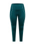 Reebok Pantaloni sport 'Workout Ready' verde închis / alb - Pled.ro