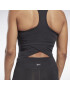 Reebok Sport Sport top gri deschis / negru - Pled.ro