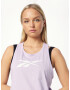 Reebok Sport Sport top mov liliachiu / alb - Pled.ro