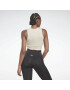 Reebok Sport Sport top 'Studio Gathered Solid' bej - Pled.ro