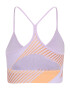 Reebok Sport Sutien sport maro / maro cappuccino / mov pastel / alb - Pled.ro