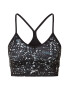 Reebok Sport Sutien sport 'Workout Ready' gri / negru / alb - Pled.ro