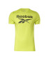 Reebok Sport Tricou funcțional galben / negru - Pled.ro