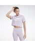 Reebok Classics Tricou lila / alb - Pled.ro