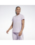 Reebok Sport Tricou funcțional mov pastel / alb - Pled.ro