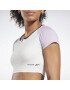 Reebok Sport Tricou funcțional mov pastel / mov închis / alb - Pled.ro