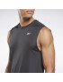 Reebok Sport Tricou funcțional negru / alb - Pled.ro