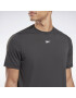 Reebok Sport Tricou funcțional negru / alb - Pled.ro