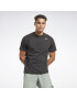 Reebok Sport Tricou funcțional negru / alb - Pled.ro